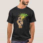 Stripboek vingerklip t-shirt (Voorkant)
