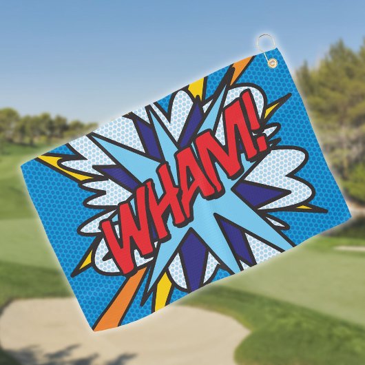 Stripboek WHAM Modern Fun Trendy Golfhanddoek
