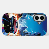 Stripboekauto rijdt snel Case-Mate iPhone case (Achterkant (horizontaal))