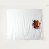 Stripboekballon Trouwherinneringen Foto-achtergron Wandkleed (Voorkant (horizontaal))