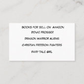 stripboeken van Denae Visitekaartje (Achterkant)