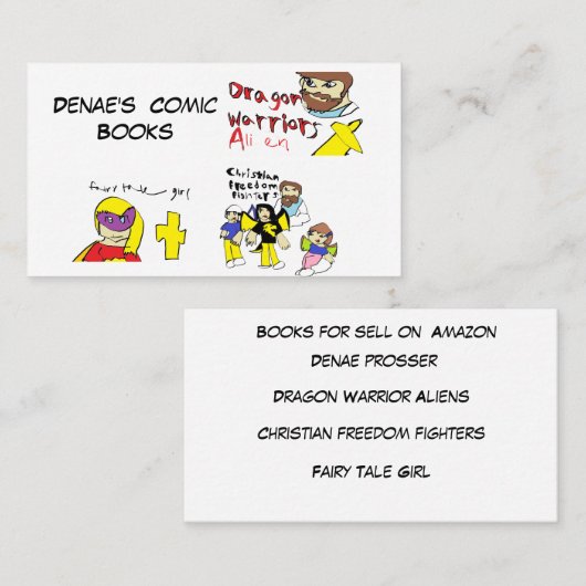 stripboeken van Denae Visitekaartje (Voorkant / Achterkant)