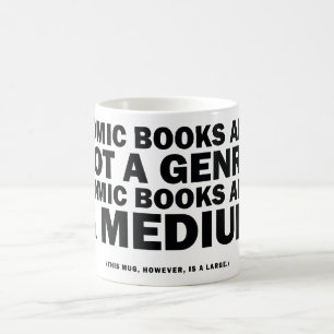 stripboeken zijn geen genre koffiemok