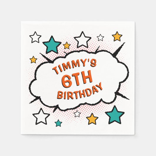 Stripboekenfeest! Servetten (Voorkant)