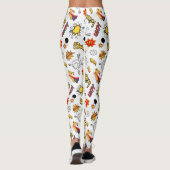 Stripboekpatroon leggings (Achterkant)