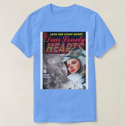  stripcover Astronaut Girl T-shirt (Design voorkant)