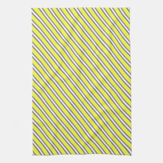 Stripe2 geel theedoek (Verticaal)