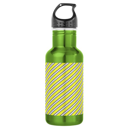 Stripe2 geel waterfles  (Voorkant)