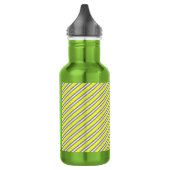 Stripe2 geel waterfles  (Links)