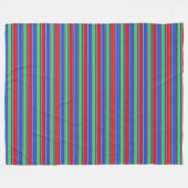 Stripe 3 Neg Verander de kleur Fleece Deken (Voorkant (Horizontaal))