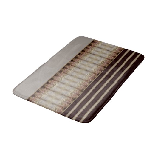 Stripe Accented Modern Badmat (Gekanteld)