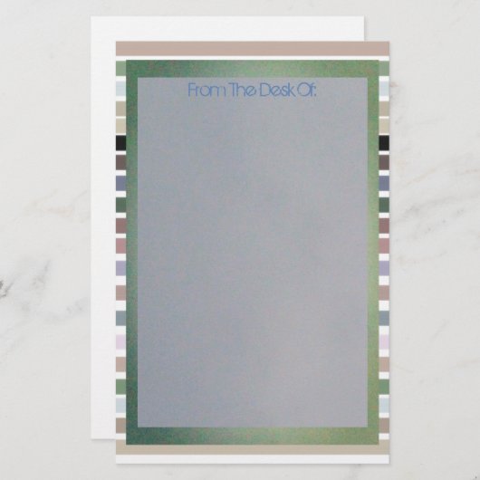 Stripe afdruk briefpapier (Voorkant / Achterkant)