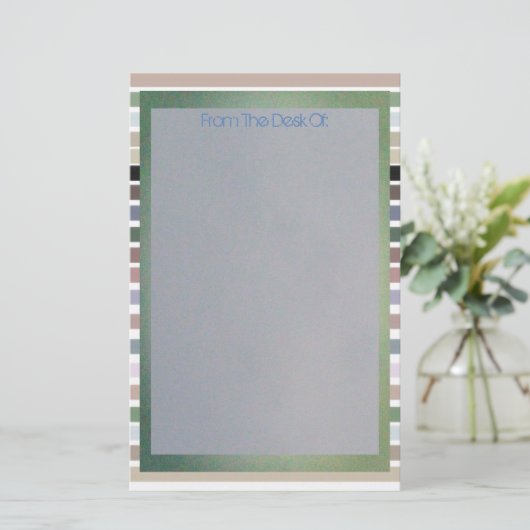 Stripe afdruk briefpapier (Staand voorkant)