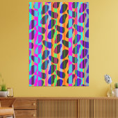 Stripe Beans Canvas Afdruk (Insitu (Woonkamer))