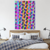 Stripe Beans Canvas Afdruk (Insitu (Slaapkamer))