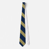 Stripe Blue and Gold University Stropdas (Voorkant)
