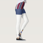 Stripe Blue Penguin Legging (Rechts)