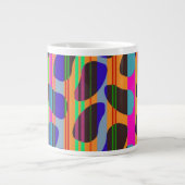 Stripe bonen grote koffiekop (Voorkant)
