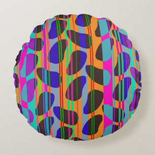 Stripe bonen rond kussen