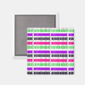 Stripe & Check 2014 Magneet (Voorkant / Achterkant)
