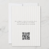 Stripe Custom Afbeelding Sage Vrijgezellenfeest Kaart (Achterkant)