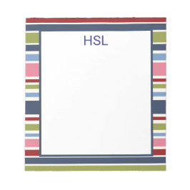 Stripe Deep Hues-laptop Notitieblok