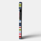 Stripe Deep Hues Tough Hoesje-Mate iPhone Case (Achterkant / Links)
