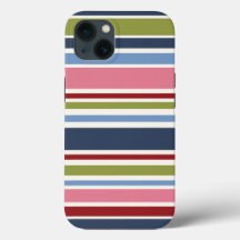 Stripe Deep Hues Tough Hoesje-Mate iPhone Case