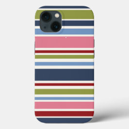 Stripe Deep Hues Tough Hoesje-Mate iPhone Case