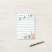 Stripe- en Bloom-lijst met specifieke taken Post-it® Notes (Op bureau)