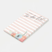 Stripe- en Bloom-lijst met specifieke taken Post-it® Notes (Schuin)