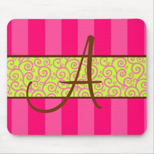 Stripe en Swirl Mousepad Muismat