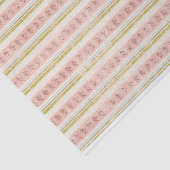 Stripe Floral Shabby Chic Decoupage Tissuepapier (Detail)