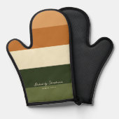 Stripe-handtekeningminimalist Ovenwant (Voorkant / Achterkant)