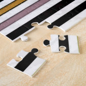 Stripe Jigzaag Puzzle Legpuzzel (Zijkant)