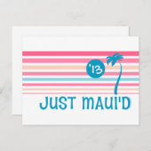 Stripe Just Maui'd Briefkaart (Voorkant / Achterkant)