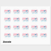 Stripe Just Maui'd Ronde Sticker (Vel)