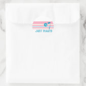 Stripe Just Maui'd Ronde Sticker (Tas)