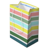 Stripe kleuren van Bermuda Medium Cadeauzakje (Achterkant Gekanteld)