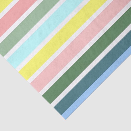 Stripe kleuren van Bermuda Tissuepapier (Detail)