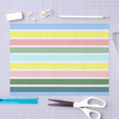 Stripe kleuren van Bermuda Tissuepapier (Craft)