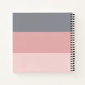 Stripe letters naar Mijn Dagboekje van Dochter Notitieboek (Achterkant)