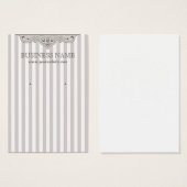  stripe-lijnen voor het oormerken van beeldscherme visitekaartjes (Voorkant /achterkant)