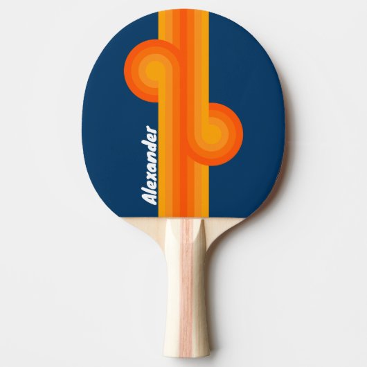 Stripe Loop met Naam Tafeltennisbatje (Voorkant)