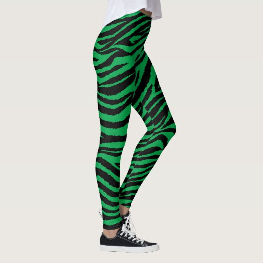 STRIPE MEAN GREEN LEGGINGS (Rechts)