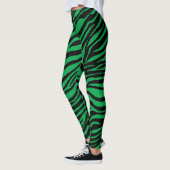 STRIPE MEAN GREEN LEGGINGS (Links)