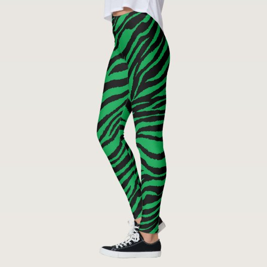 STRIPE MEAN GREEN LEGGINGS (Links)