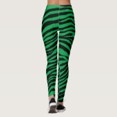 STRIPE MEAN GREEN LEGGINGS (Achterkant)