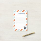 Stripe Mitzvah Post-it Notes (Op bureau)