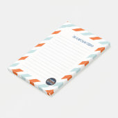 Stripe Mitzvah Post-it Notes (Schuin)